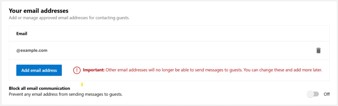 Bookingcom Whitelabel Email Addresses